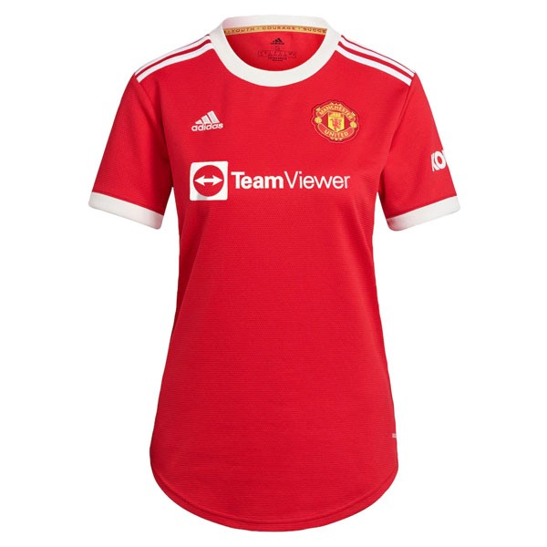 Maillot Football Manchester United Domicile Femme 2021-22 Rouge